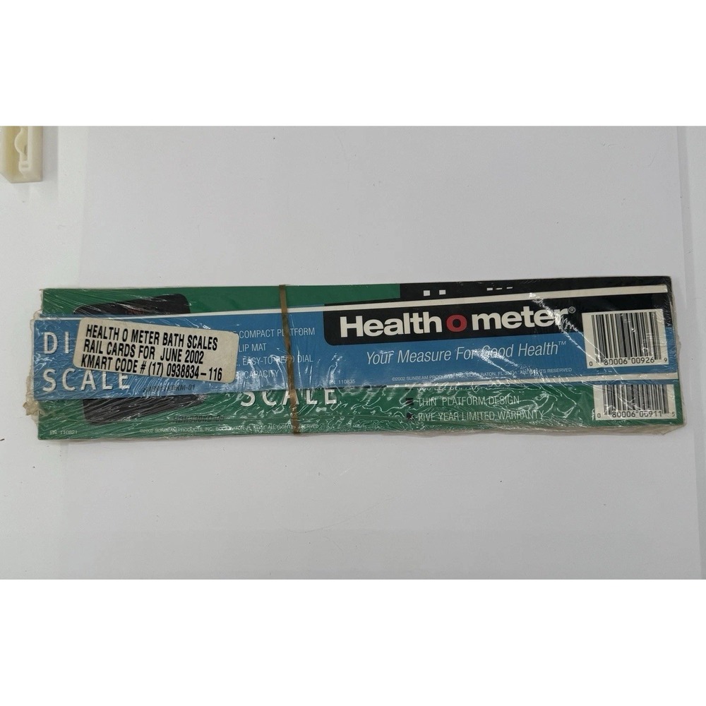 Vintage‎ Health O Meter Bath Scale Rail Cards June 2002 Sealed NOS